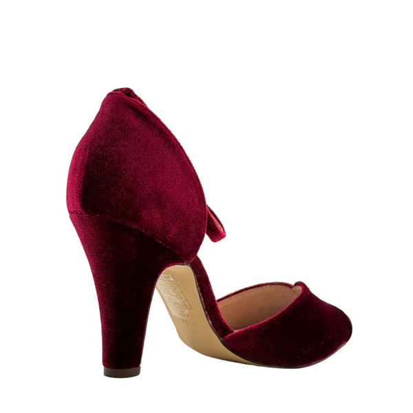 Pin Up Girl Lola Velvet Heels | 7 Colors | Chelsea Crew
