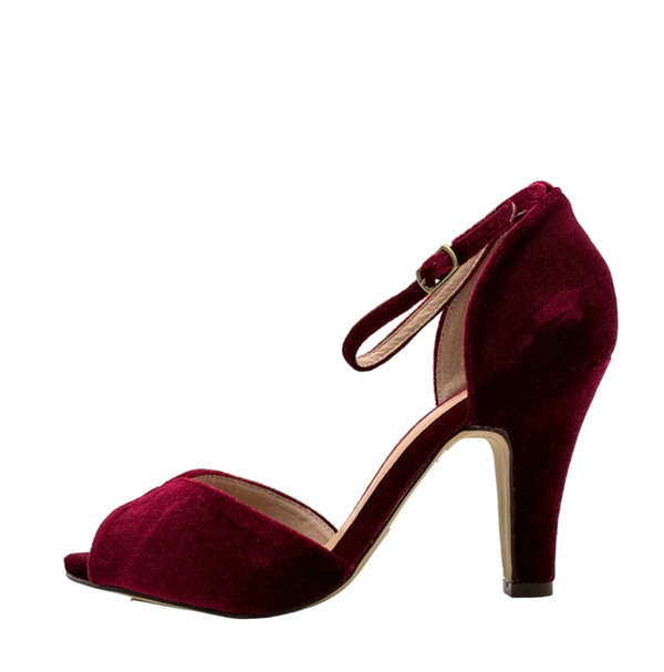 pin up girl Lola Velvet Heels | 7 Colors | Chelsea Crew