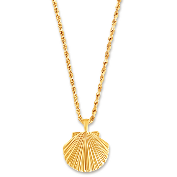 Pin Up Girl Natalia Oversized Shell Pendant Necklace