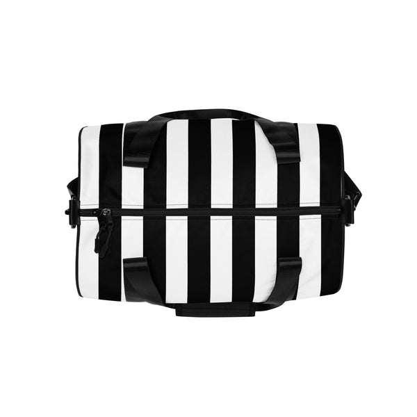 Pin Up Girl Overnighter Carryon Workout Duffle Bag In Mark Stripe