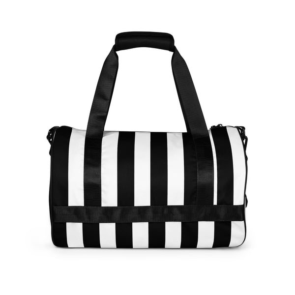 Pin Up Girl Overnighter Carryon Workout Duffle Bag In Mark Stripe