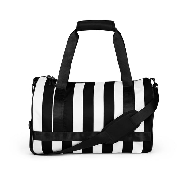 pin up girl Overnighter Carryon Workout Duffle Bag in Mark Stripe pin up girl Overnighter Carryon Workout Duffle Bag in Mark Stripe
