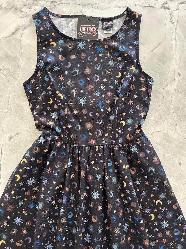Pin Up Girl Celestial Midi Dress | Retrolicious