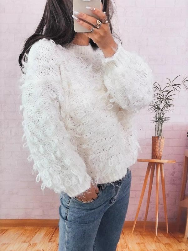 Pin Up Girl Cloud Puff Sweater | 5 Colors
