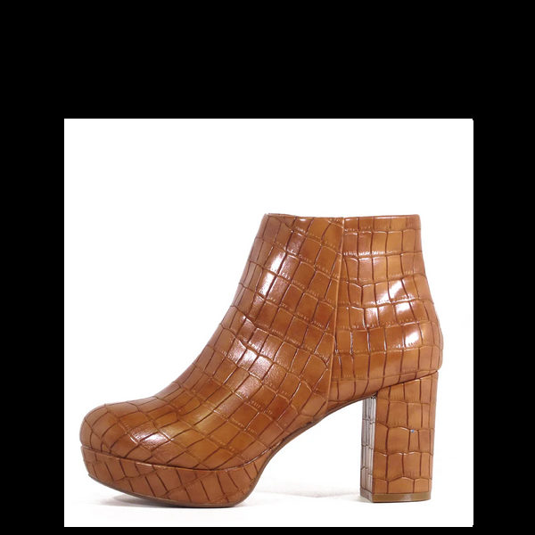 pin up girl Disco Platform Booties