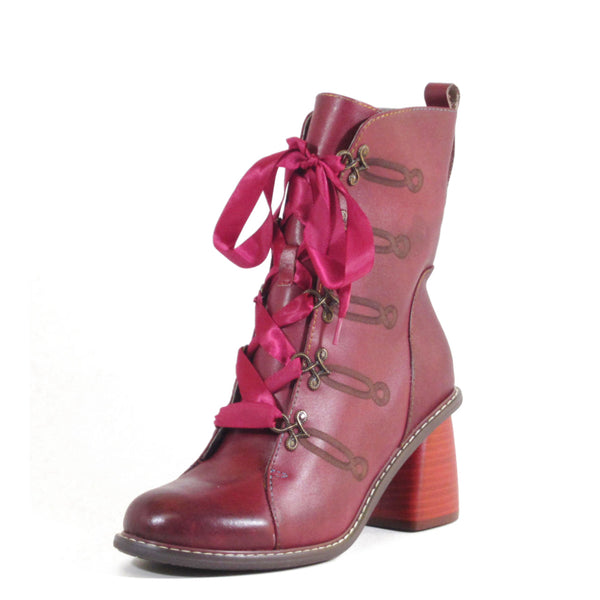 Pin Up Girl Geraldine Victorian Booties