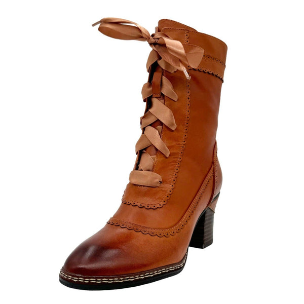 Pin Up Girl Glimpse Victorian Booties