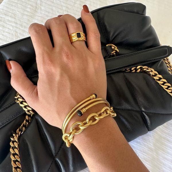 Pin Up Girl Jamelia Coil Wrap Bracelet