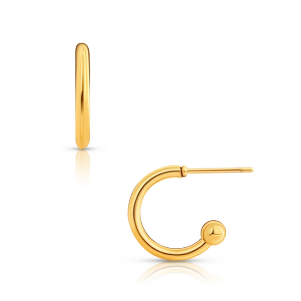 Pin Up Girl Jocelyn Beaded Mini Hoop Earring