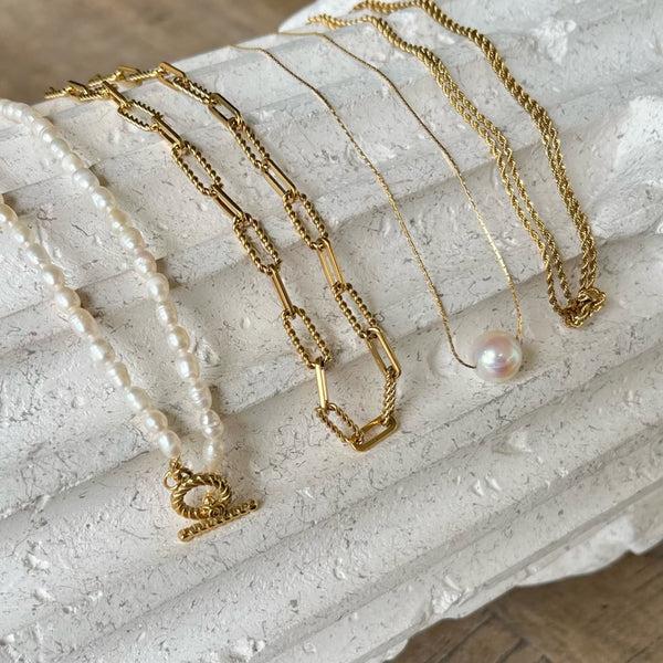 Pin Up Girl Kent Chain Link Necklace