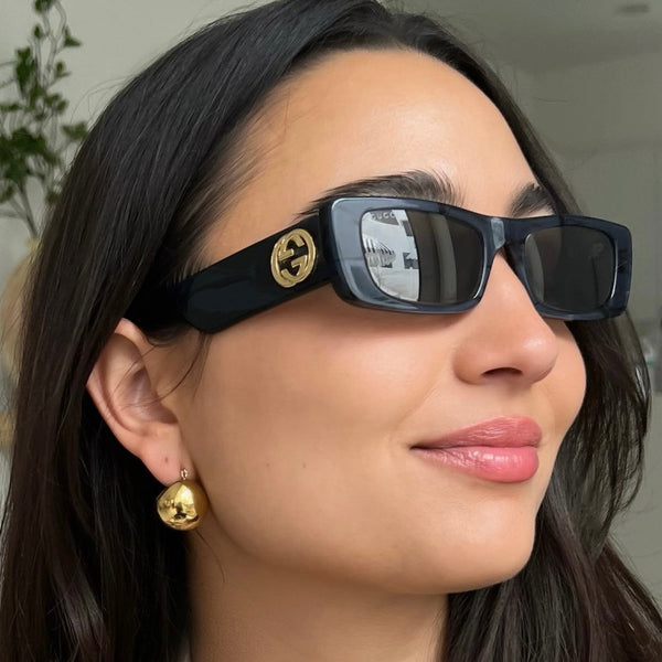 Pin Up Girl Lottie Dome Hoop Earring