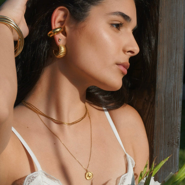 Pin Up Girl Mindy Multi Strand Choker Necklace