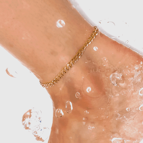 Pin Up Girl Nyx Curb Chain Anklet