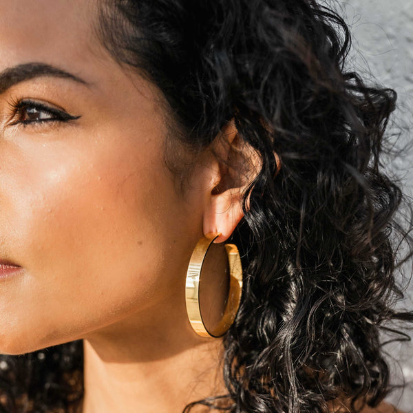 pin up girl Perry Large Hoop Earring