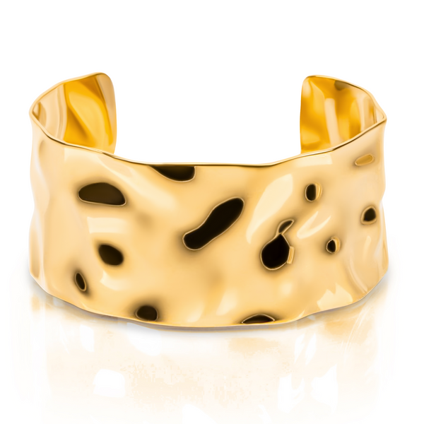 Pin Up Girl Roxi Hammered Cuff Bracelet