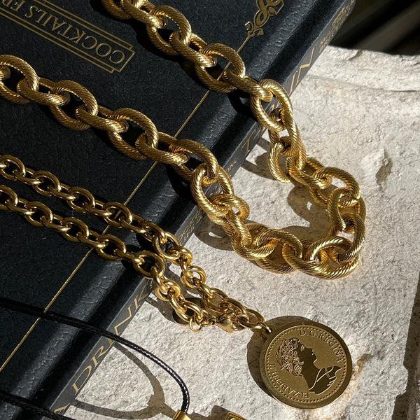 Pin Up Girl Stevie Chunky Chain Link Necklace