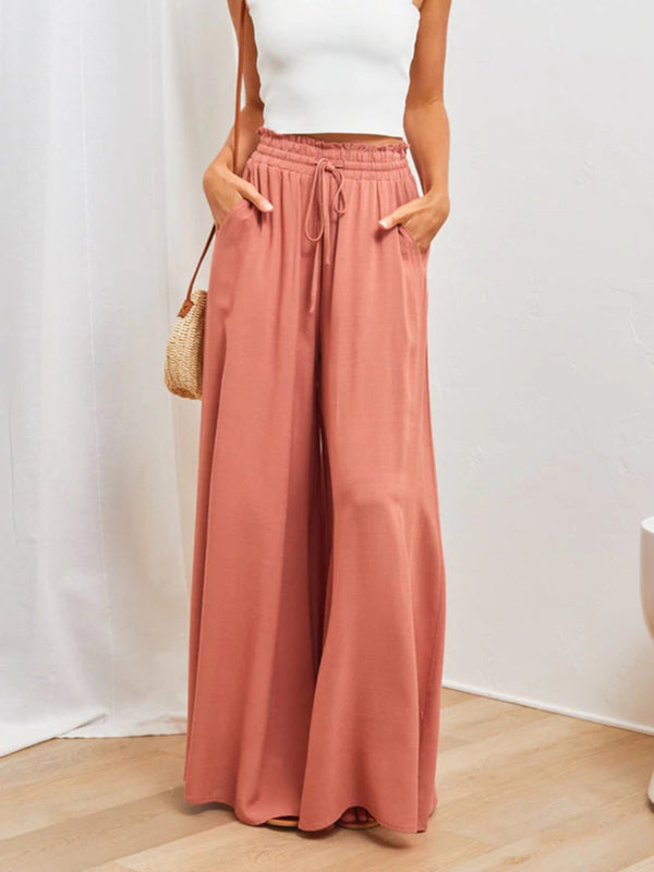 Pin Up Girl Sophia High Waist Wide Leg Pants | 4 Colors | Poundton