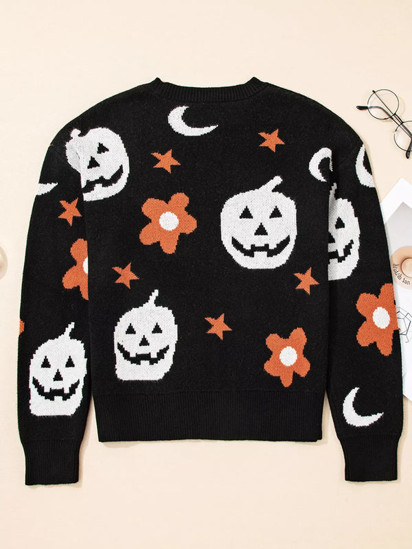 Pin Up Girl Spooky Orchard Halloween Sweater | Poundton