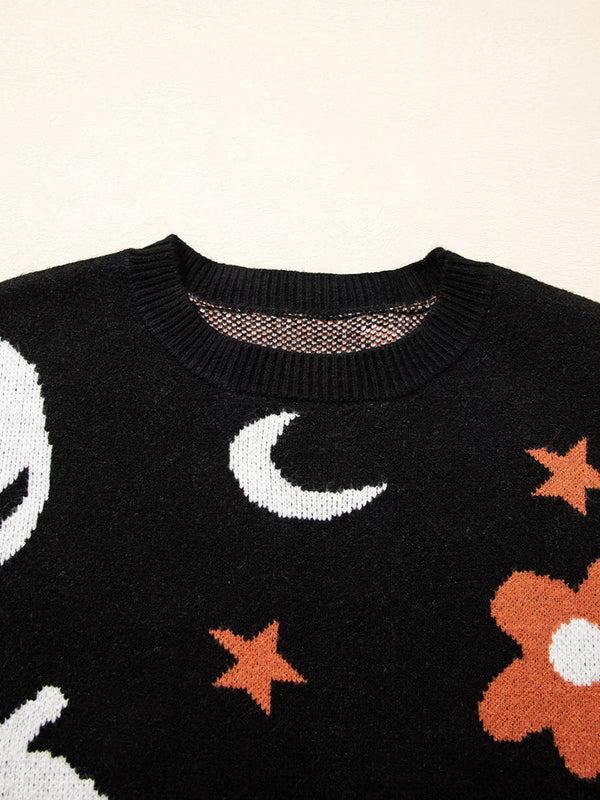 Pin Up Girl Spooky Orchard Halloween Sweater | Poundton