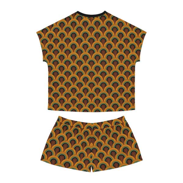 Pin Up Girl TGIF Sleepover PJs In Room 237 Tee & Pajama Shorts-Set | Pinup Couture Relaxed