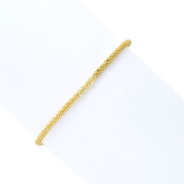 Pin Up Girl Toscana Italiana 18K Gold Plated Choice Of Size Margherita Chain Bracelet