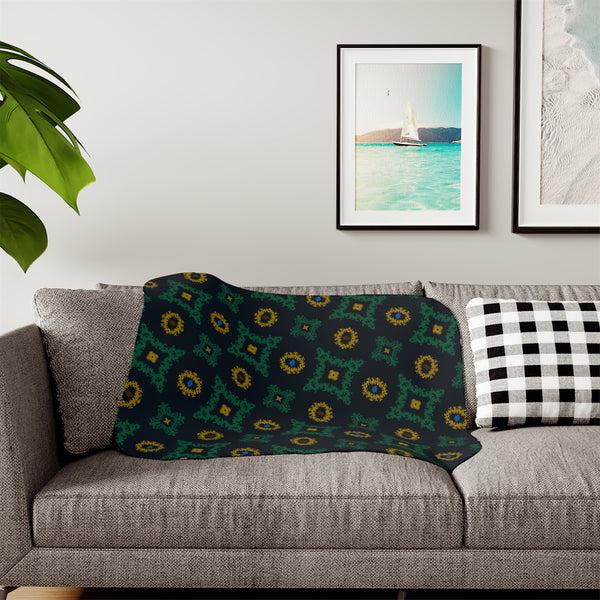 Pin Up Girl Ultra Fuzz Mesmerize Sherpa Blanket — Reversible Two‑Tone Cozy Throw | Pinup Couture