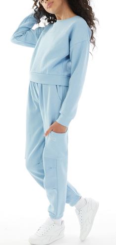pindydoll Clio Blue Girls Sweat and Joggers Set Tracksuit
