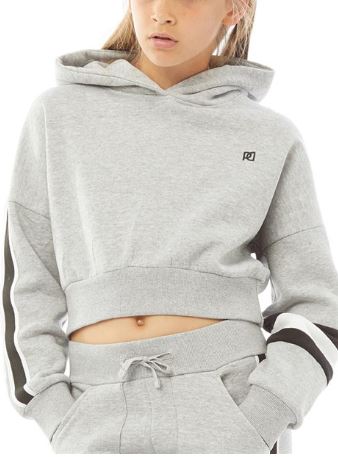 Pindydoll Dee Grey Marl Girls Hoodie And Joggers Set Tracksuit