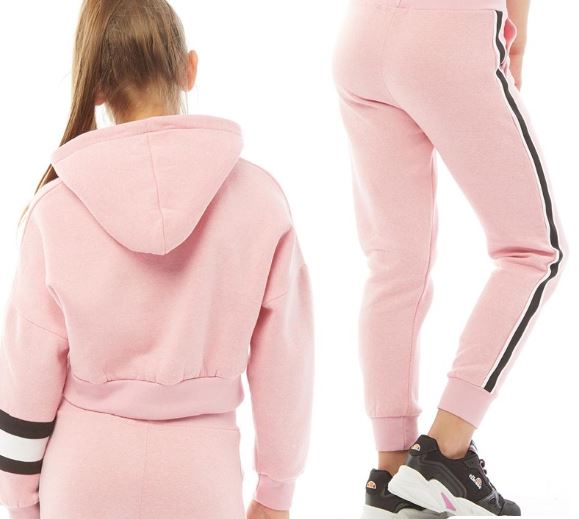 Pindydoll Dee Pink Girls Hoodie And Joggers Set Tracksuit