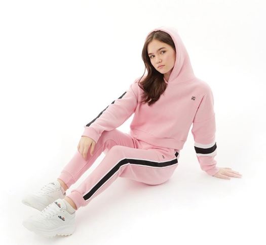 pindydoll Dee Pink Girls Hoodie and Joggers Set Tracksuit