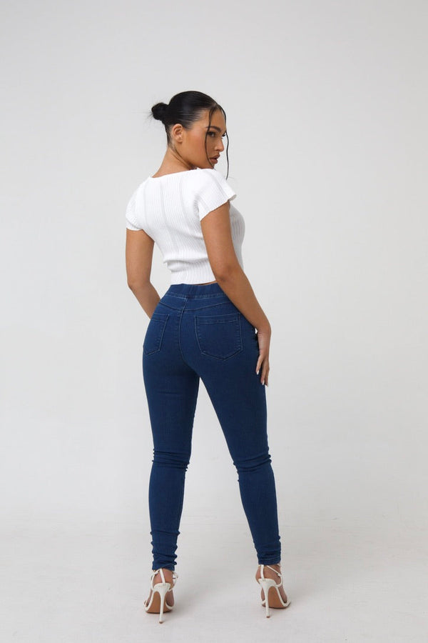 Pindydoll Kate Stonewash Pull Up Stretch Denim Jeggings