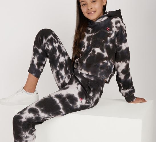 Pindydoll Loren Black Girls Hoodie And Joggers Set Tracksuit
