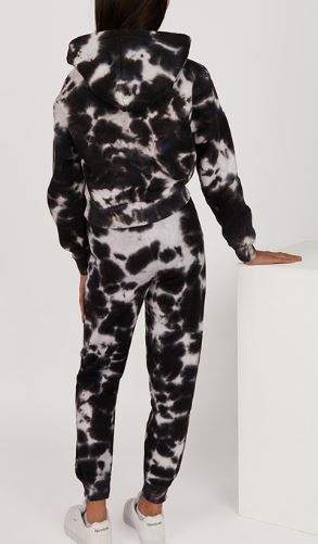 Pindydoll Loren Black Girls Hoodie And Joggers Set Tracksuit