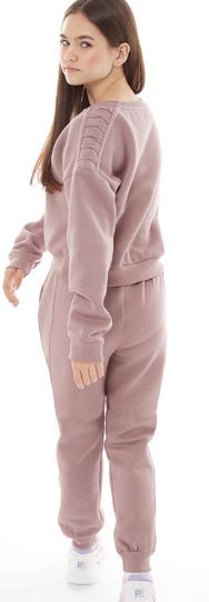 Pindydoll Mia Dusky Rose Girls Sweat And Joggers Set Tracksuit