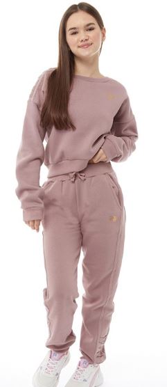 Pindydoll Mia Dusky Rose Girls Sweat And Joggers Set Tracksuit
