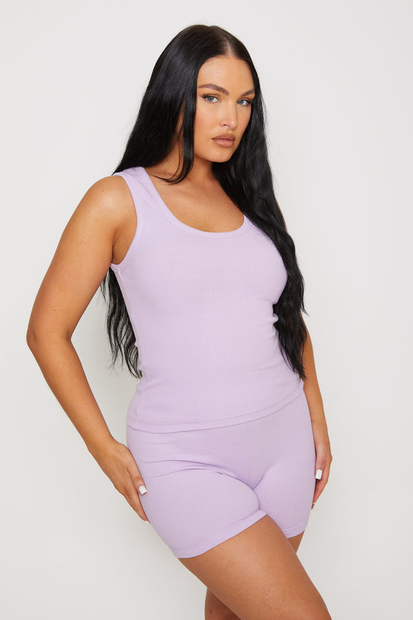 Pindydoll Anna Orchid Bloom Vest Top