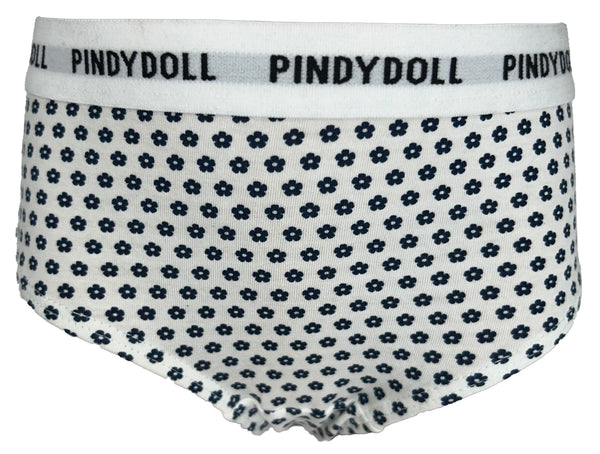 Pindydoll Ariel Navy/White Girls 3 Pack Brief