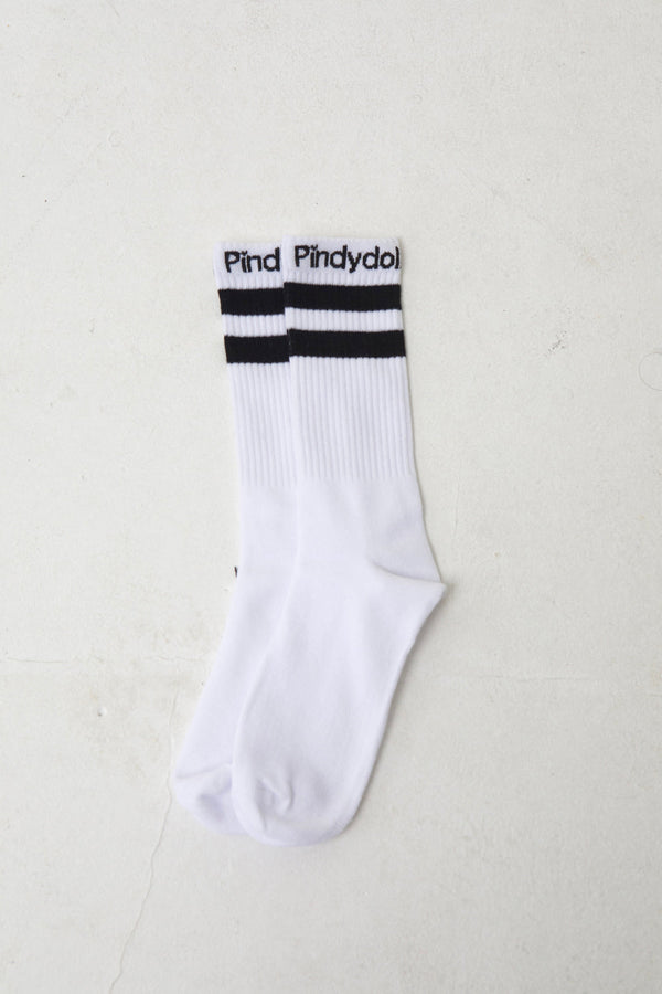 Pindydoll Bea White 2 Pack Boot Socks