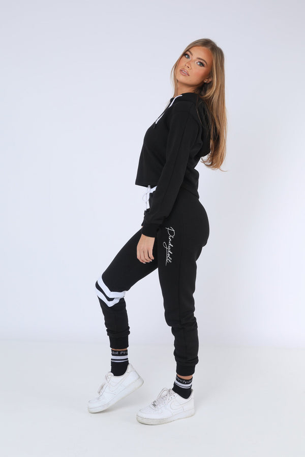 Pindydoll Blake Black Hooded Tracksuit