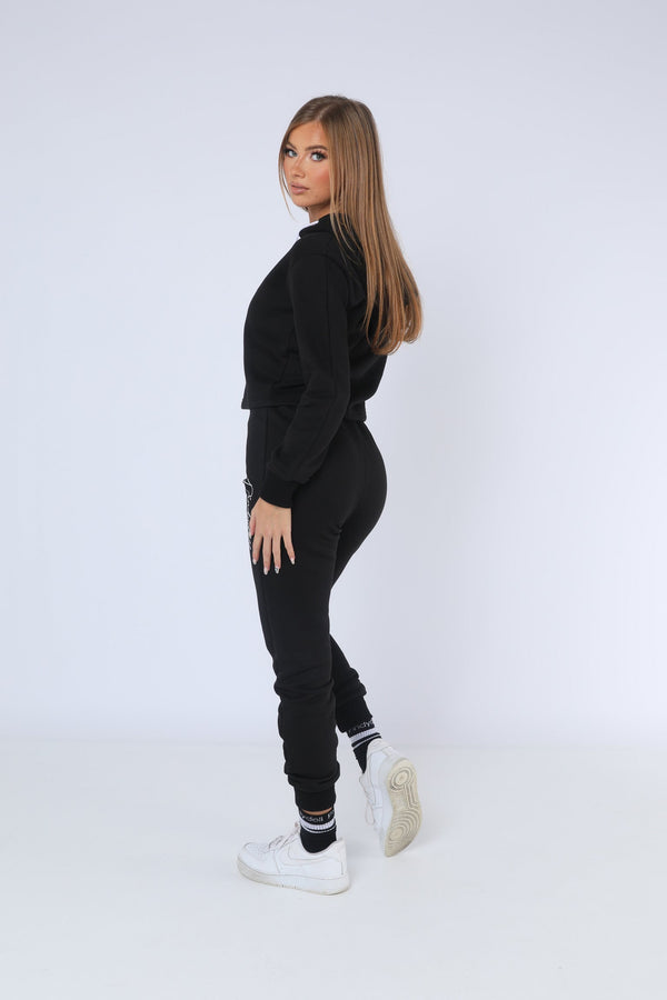 Pindydoll Blake Black Hooded Tracksuit