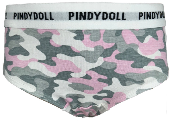 Pindydoll Bliss Multi Pink/Grey Girls 5 Pack Brief