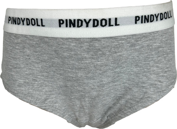 Pindydoll Bliss Multi Pink/Grey Girls 5 Pack Brief