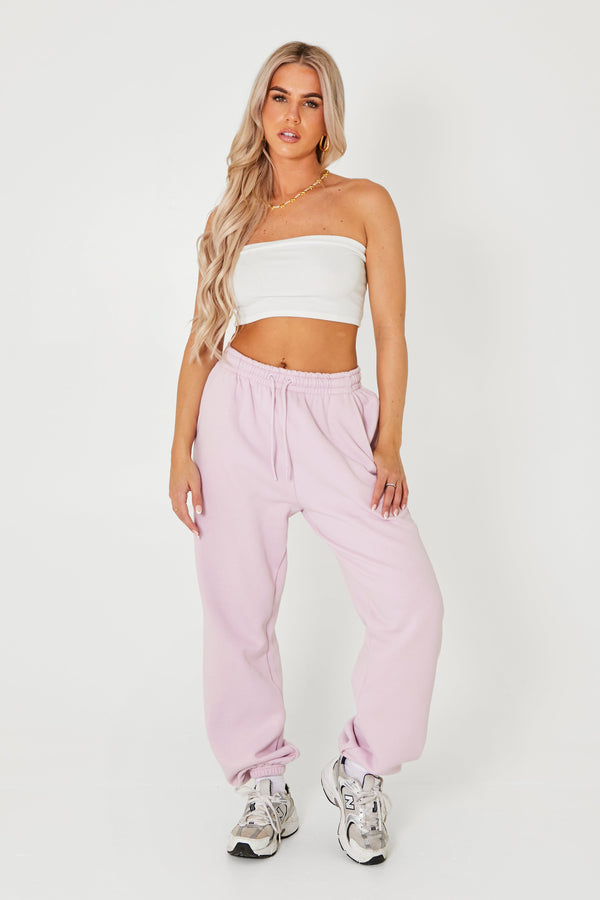 pindydoll Corey Lilac Snow Oversized Joggers
