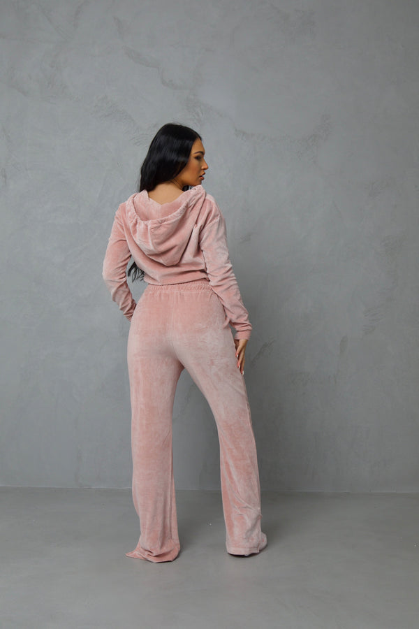 Pindydoll Dala Pale Mauve Velour Lounge Set
