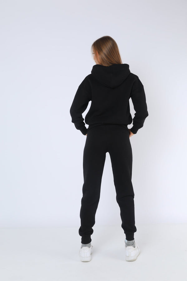 Pindydoll Daphne Black Hooded Tracksuit