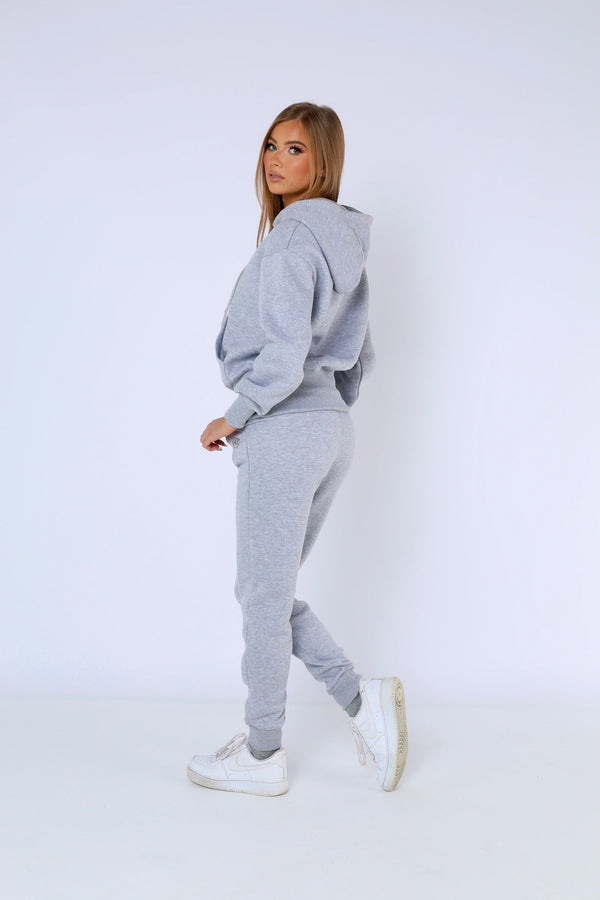 Pindydoll Daphne Grey Marl Hooded Tracksuit