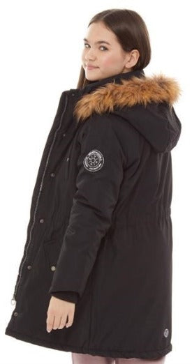 Pindydoll Faith Black Girls Hooded Parka