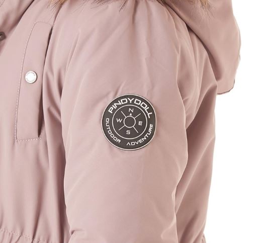 Pindydoll Faith Dusky Rose Girls Hooded Parka