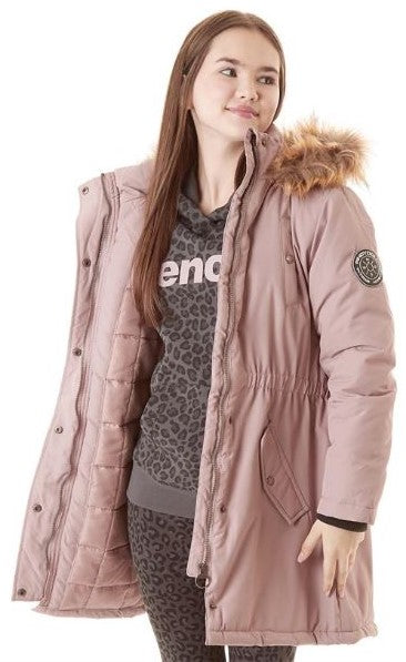 pindydoll Faith Dusky Rose Girls Hooded Parka
