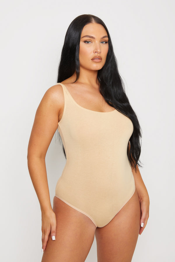 Pindydoll Kiera Beige Stretch Bodysuit
